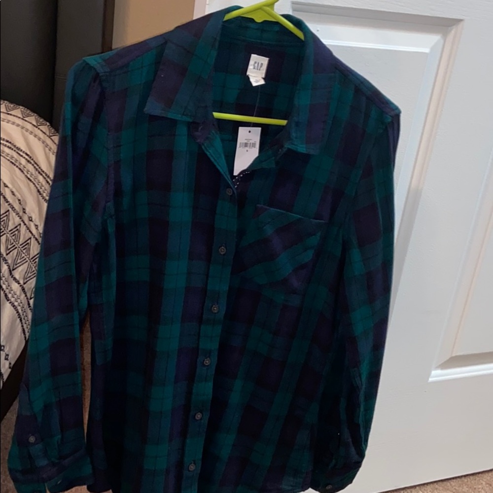green and black flannel